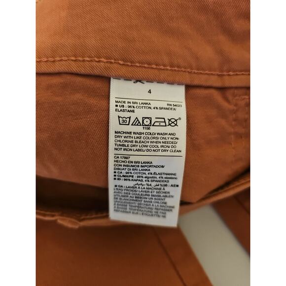 Old Navy Mid-Rise Pixie Chino Side-Stripe Utility Ankle Pants Women's Size‎ 4 - Picture 6 of 10